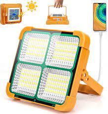 200WAT & 400WATT & 600WATT LED SOLAR LIGHT WITH 10000MAH POWER BANK & 12000MAH POWER BANK & 15000MAH POWER BANK, WITH 4 MODES (WIGHT LIGHT,GOLDENLIGHT,DEM LIGHT AND DISSCO LIGHT)