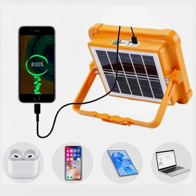 200WAT & 400WATT & 600WATT LED SOLAR LIGHT WITH 10000MAH POWER BANK & 12000MAH POWER BANK & 15000MAH POWER BANK, WITH 4 MODES (WIGHT LIGHT,GOLDENLIGHT,DEM LIGHT AND DISSCO LIGHT)